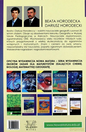 Geografia Zbiór zadań wraz z odpowiedziami część 1 + mapy [KSIĄŻKA]