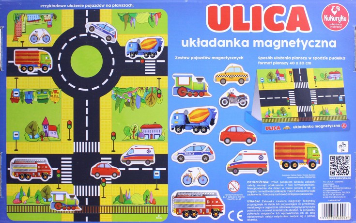 Gra Ulica- układanka magnetyczna [GRA]