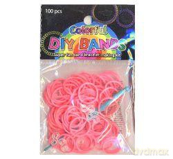 Gumki Colofrul Diy Bands różowe