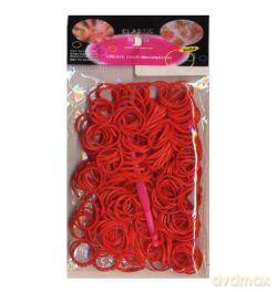 Gumki Loom Bands czerwone