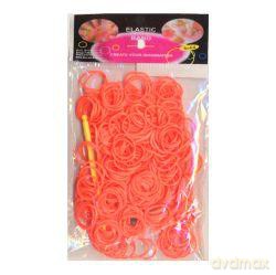 Gumki Loom Bands pomarańczowe neonowe