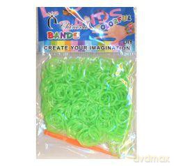 Gumki Loom Bands zielone neonowe
