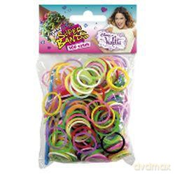 Gumki Super Bands Violetta mix kolorów