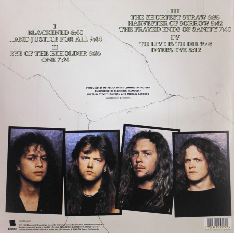 Metallica: ...And Justice For All [2xWinyl]