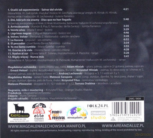 Magdalena Lechowska, Aire Andaluz: Raices [CD]