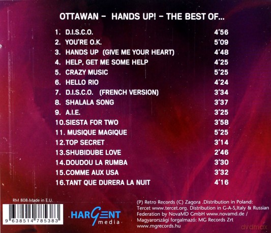 Ottawan: Hands Up! - Best of [CD]