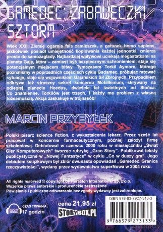 Gamedec: Zabaweczki Sztorm - Marcin Przybyłek [AUDIOBOOK] [CD-MP3]