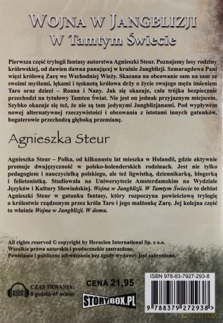 Wojna w Jangblizji Tom 1 W tamtym świecie - Agnieszka Steur [AUDIOBOOK] [CD-MP3]