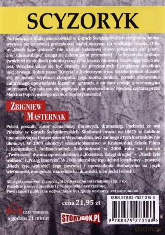 Scyzoryk - Zbigniew Masternak [AUDIOBOOK] [CD-MP3]