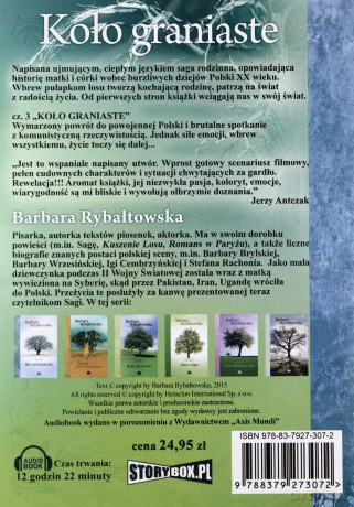 Koło graniaste Tom 3 - Barbara Rybałtowska [AUDIOBOOK] [CD-MP3]