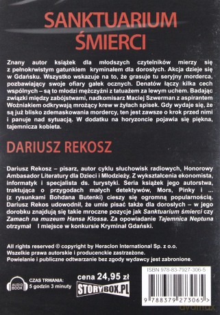 Sanktuarium śmierci - Dariusz Rekosz [AUDIOBOOK] [CD-MP3]