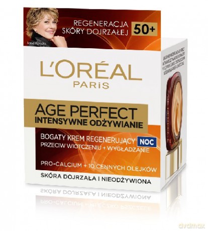 LOreal Age Perfect Krem intensywnie odżywczy na noc 50+