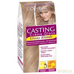 LOreal Casting Creme Gloss Szampon koloryzujący Gama Świetliste Blondy 910 Lodowy Blond