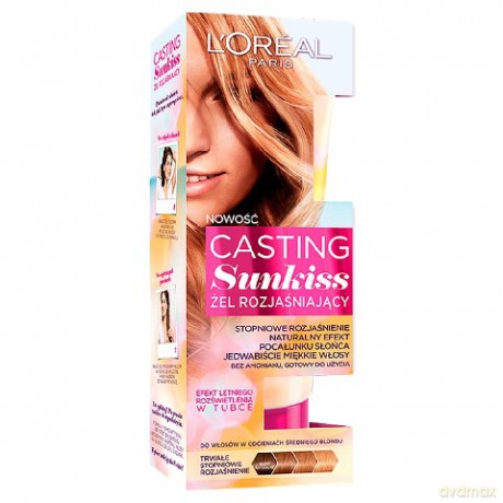 LOreal Casting Sunkiss Jelly Żel rozjaśniający 02 średni blond