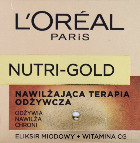 LOreal Dermo Nutri Gold Nawilżająca terapia odżywcza na Dzień 50ml