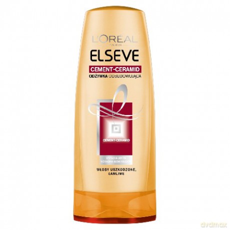 LOreal Elseve Cement Ceramidy Odżywka odbudowująca przeciw łamaniu się włosów