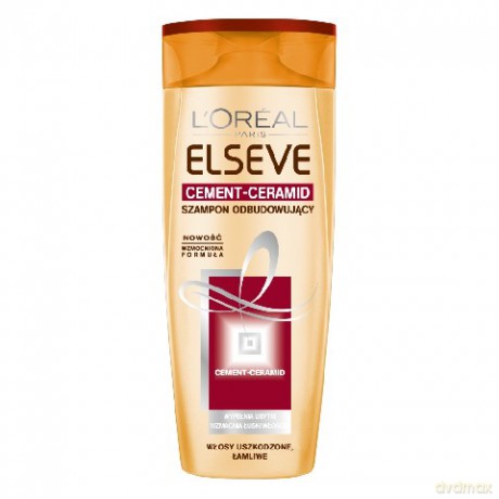 LOreal Elseve Cement Ceramidy Szampon odbudowujący przeciw łamaniu się włosów 250ml