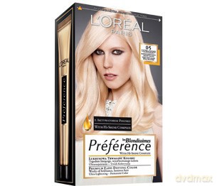 LOreal Farba Recital Preference 05 Bardzo Bardzo Jasny Beżowy Blond