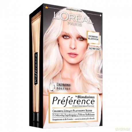 LOreal Farba Recital Preference Extreme Platinium