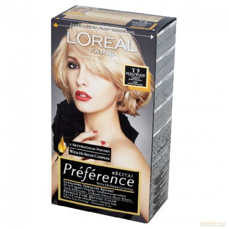 LOreal Farba Recital Preference Y Bardzo Jasny Blond
