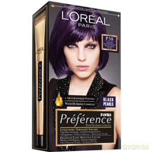 LOreal Feria Preference Głęboki Czerwony Fiolet nr P38