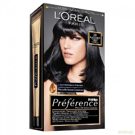 LOreal Feria Preference Głębokie Czernie Głęboka Czerń 20
