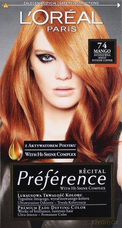 LOreal Feria Preference Mango 74
