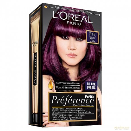 LOreal Feria Preference Perłowy Fiolet nr P48
