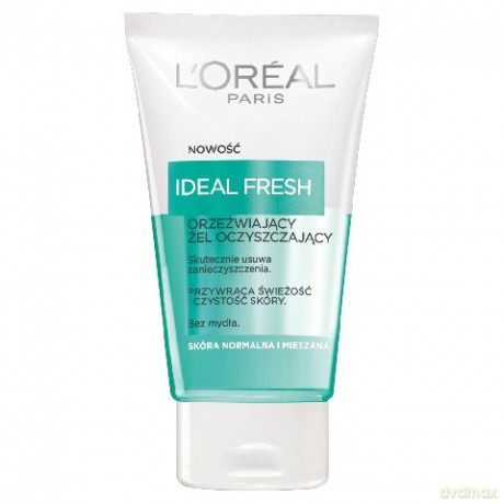 LOreal Ideal Fresh Żel oczyszczający do cery normalnej i mieszanej