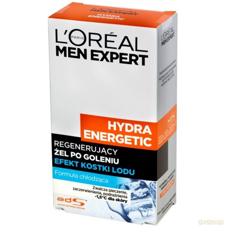 LOreal Men Expert Hydra Energetic Żel po goleniu-Efekt Kostki lodu 100ml