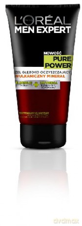 LOreal Men Expert Pure Power Żel oczyszczający Wulkaniczny mineral 150ml
