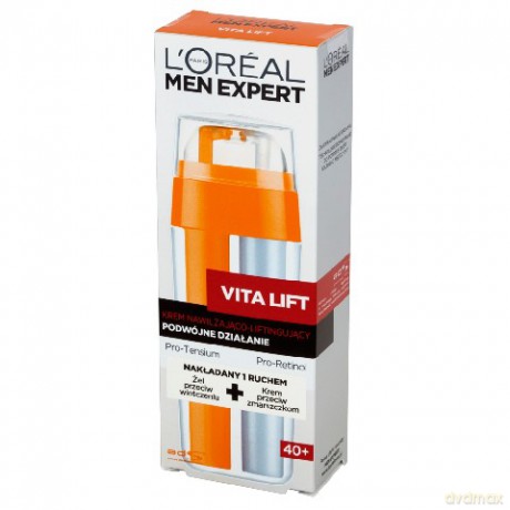 LOreal Men Expert Vita Lift Krem nawilżająco-liftingujacy podwójne działanie 40+