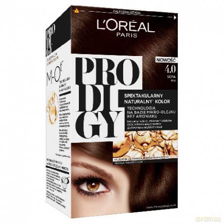 LOreal Prodigy 5 Farba do włosów 4.0 Sepia-Brąz