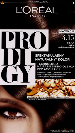 LOreal Prodigy 5 Farba do włosów 4.15 siena-Mroźny czekoladowy Brąz