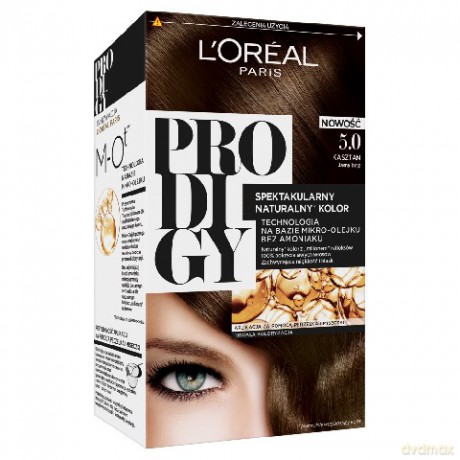 LOreal Prodigy 5 Farba do włosów 5.0 Kasztan-jasny Brąz