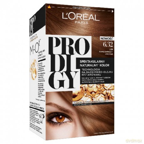 LOreal Prodigy 5 Farba do włosów 6.32 Len-ciemny opalizująco złoty blond