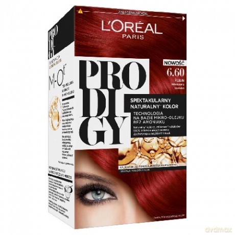 LOreal Prodigy 5 Farba do włosów 6.60 Rubin-intensywna Czerwień