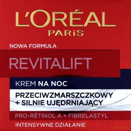 LOreal REVITALIFT Krem na noc przeciwzmarszczkowy - ujędrniający