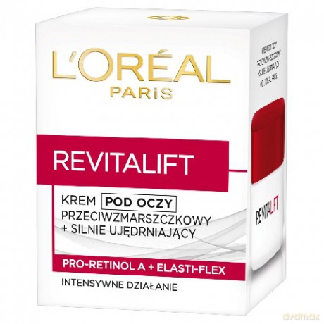 LOreal REVITALIFT Krem przeciwzmarszczkowy + ujędrniający pod oczy