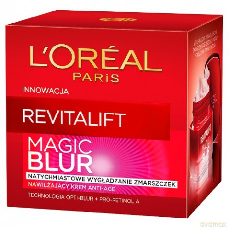 LOreal REVITALIFT MAGIC BLUR Krem Nawilżający na Dzień 50ml