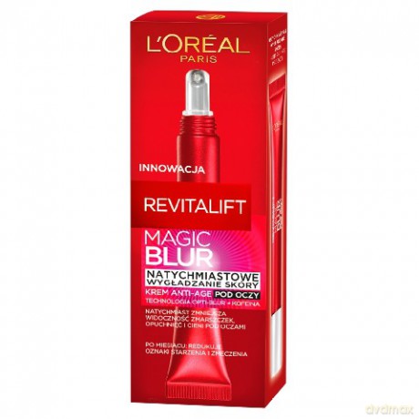 LOreal REVITALIFT MAGIC BLUR Krem wygładzający pod oczy 15ml