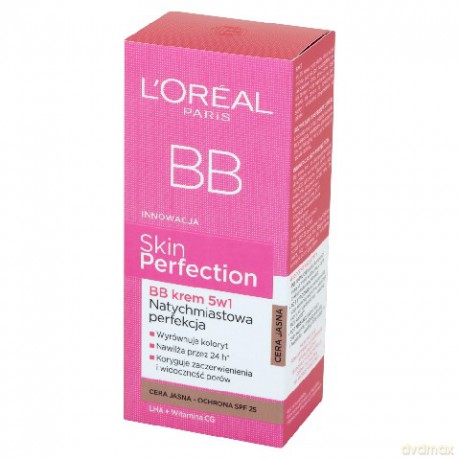 LOreal Skin Perfection Krem BB 5w1 cera jasna 50ml