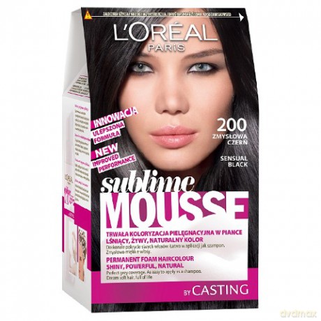 LOreal Sublime Mousse pianka koloryzująca 200 Zmysłowa Czerń