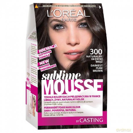 LOreal Sublime Mousse pianka koloryzująca 300 Głęboki Brąz