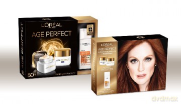 LOreal Zestaw prezentowy Age Perfect (krem na Dzień 50ml+krem na noc 50ml+mleczko Ideal Glow 200ml)