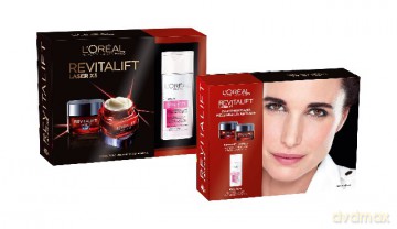LOreal Zestaw prezentowy Revitalift Laser (krem na Dzień 50m+krem na noc 50ml+Płyn micelarny Ideal Soft 200ml)