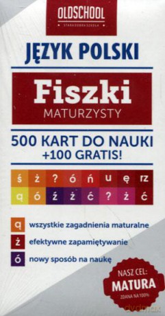 Język polski. Fiszki maturzysty [KSIĄŻKA]