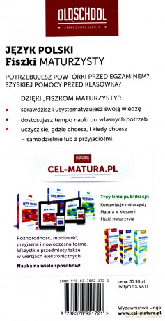 Język polski. Fiszki maturzysty [KSIĄŻKA]