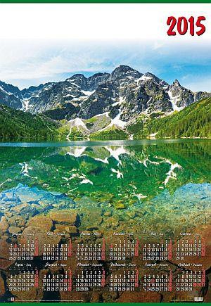Kalendarz 2015 jednoplanszowy 4 Morskie Oko
