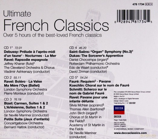 Ultimate French Classic [5CD]